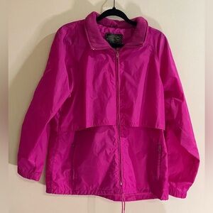 Vintage Eddie Bauer Fuchsia Women's Windbreaker Large